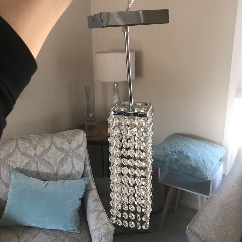 Crystal light fixture